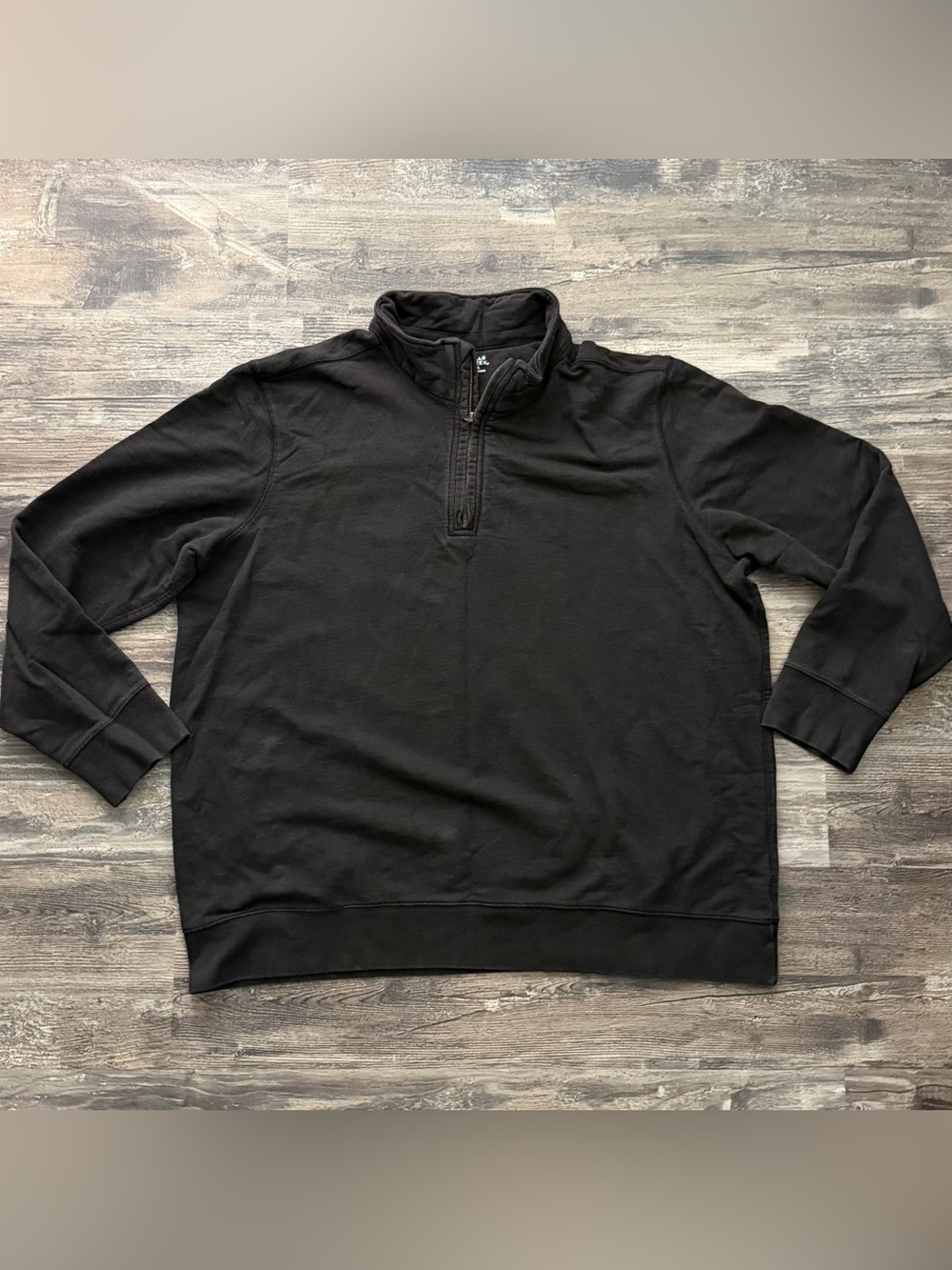 Falls Creek black 1/4 long sleeve pullover‎ sweater men’s XXL